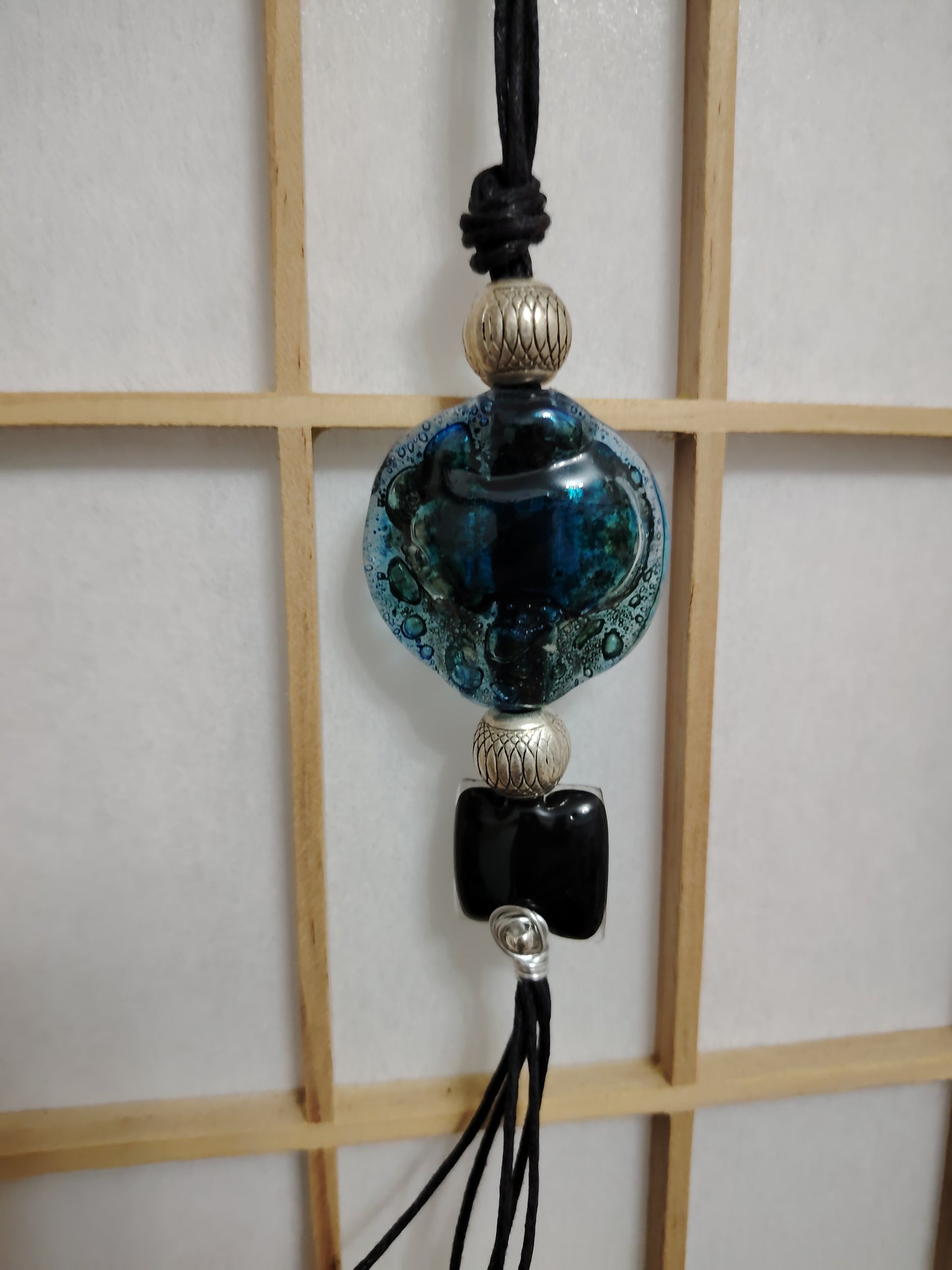 Collar dúo Blue and Black