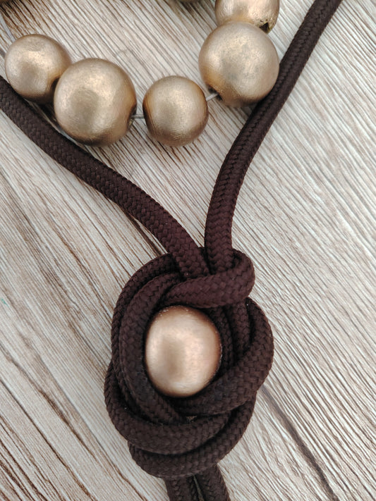 Collar Rosa Marron